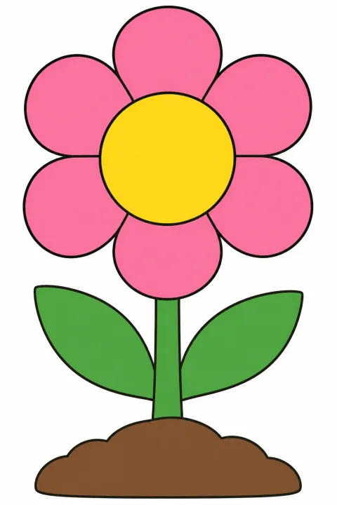 Coloriage marguerite