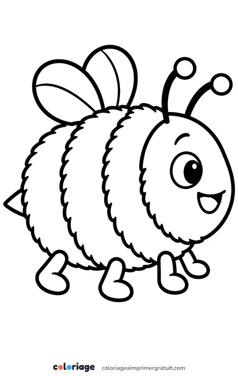 Coloriage bourdon tout rond