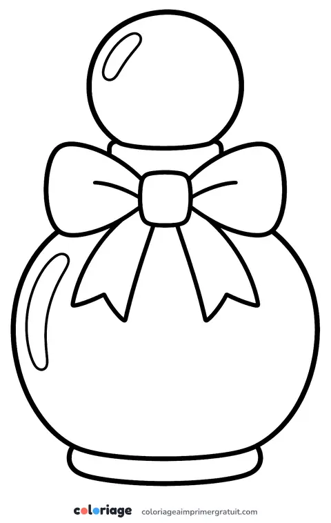 Coloriage flacon de parfum