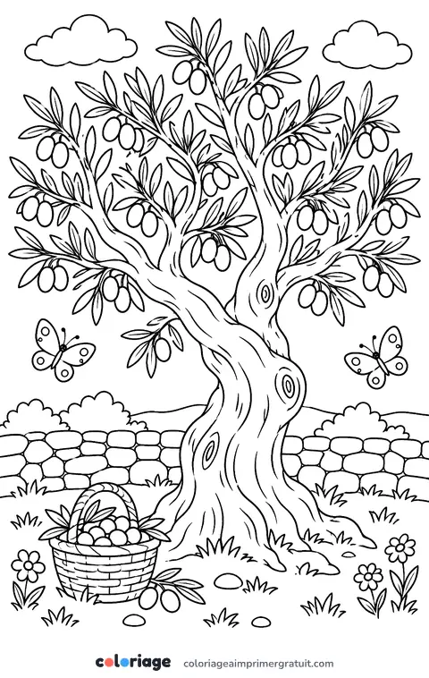 Coloriage olivier