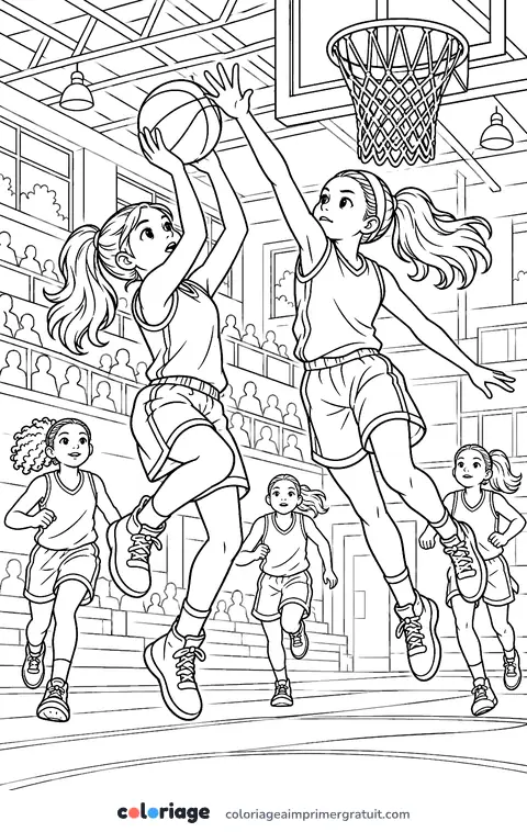 Coloriage contre spectaculaire