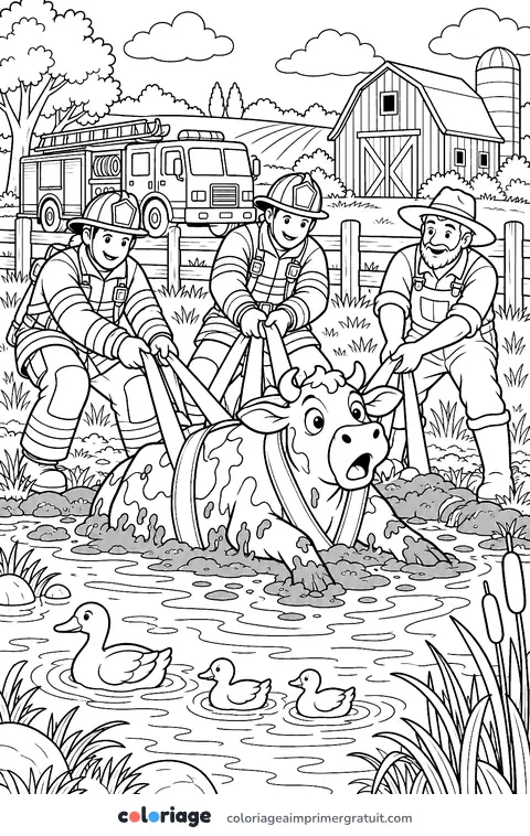 Coloriage le bain de bébé