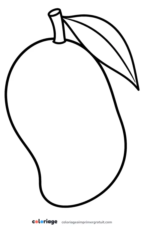 Coloriage mangue