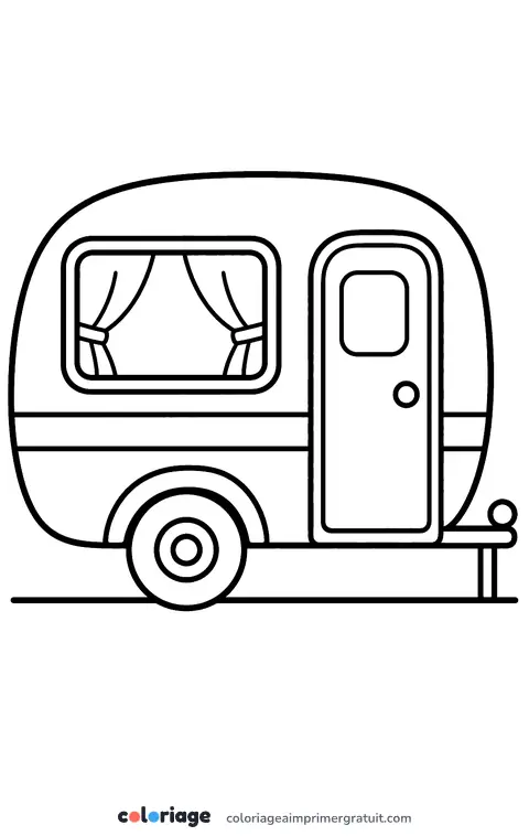 Coloriage caravane