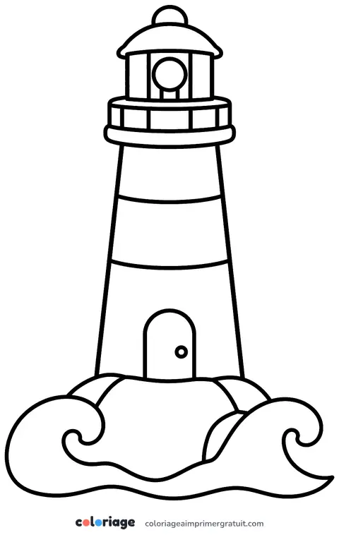 Coloriage phare