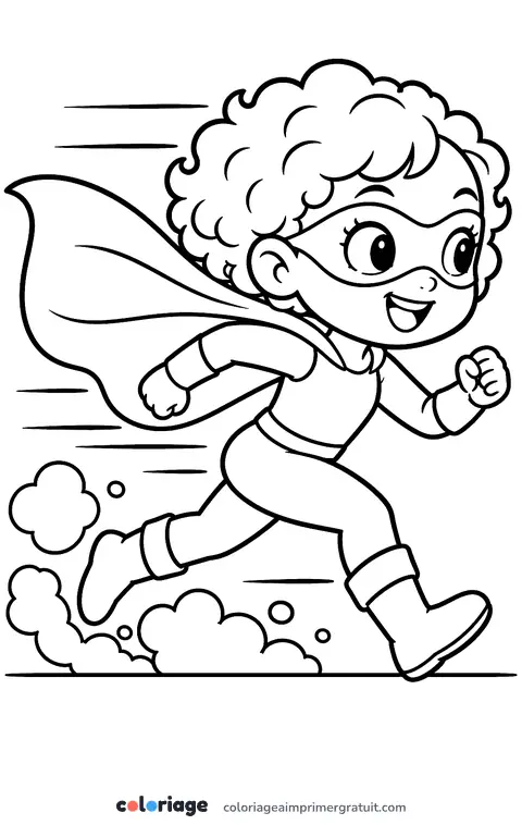 Coloriage super-vitesse