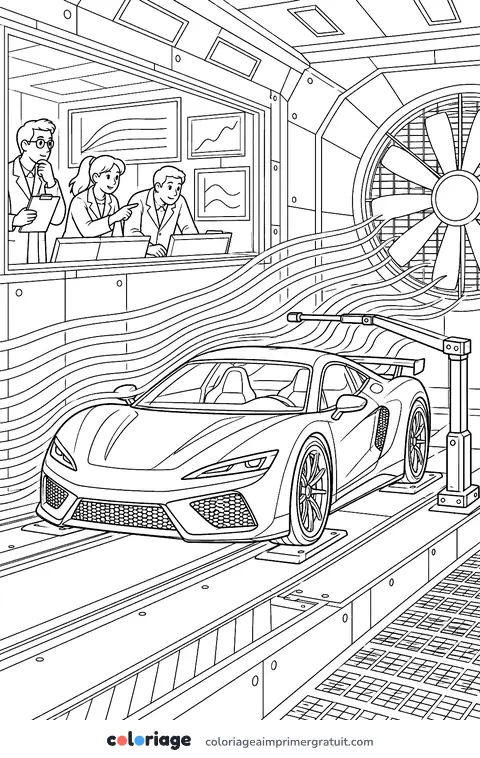 Coloriage en soufflerie